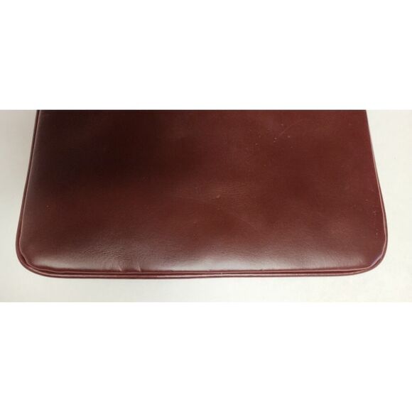 Stauer Women's Brooklyn Brown Leather Hip Bag Zip Pockets Adjustable Strap - Picture 7 of 9